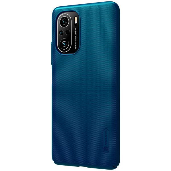 Nillkin Coque Super Frosted Shield Xiaomi Poco F3 - Bleu