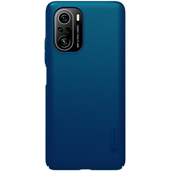 Nillkin Coque Super Frosted Shield Xiaomi Poco F3 - Bleu