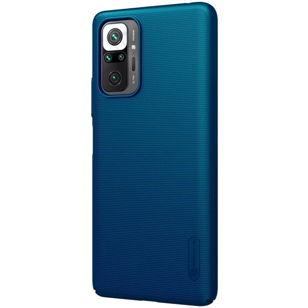 Nillkin Coque Super Frosted Shield Xiaomi Redmi Note 10 Pro - Bleu