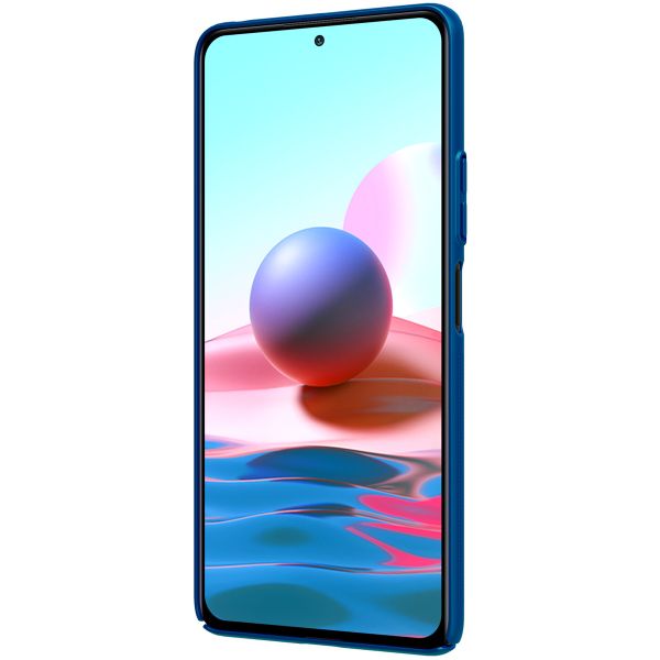 Nillkin Coque Super Frosted Shield Xiaomi Redmi Note 10 Pro - Bleu