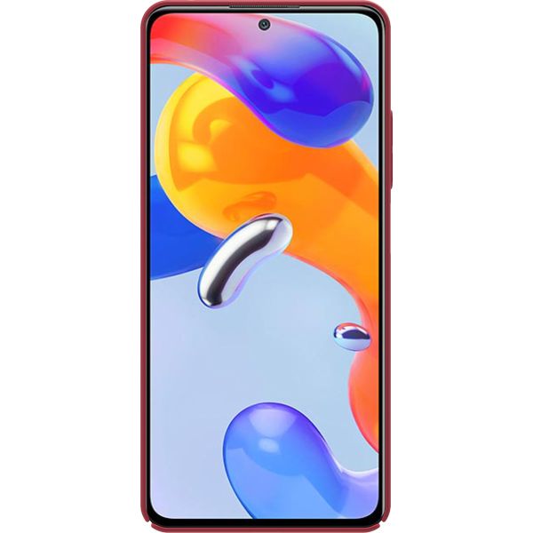 Nillkin Coque Super Frosted Shield Xiaomi Redmi Note 11 (4G) / Note 11S (4G) - Rouge