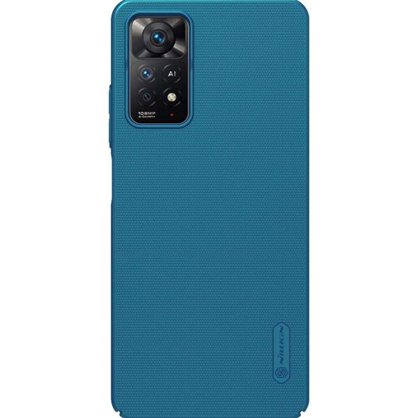 Nillkin Coque Super Frosted Shield Xiaomi Redmi Note 11 (4G) / Note 11S (4G) - Bleu