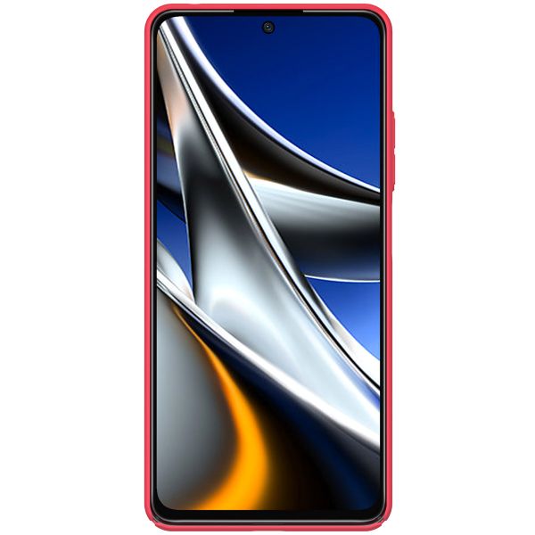 Nillkin Coque Super Frosted Shield Xiaomi Poco X4 Pro 5G - Rouge