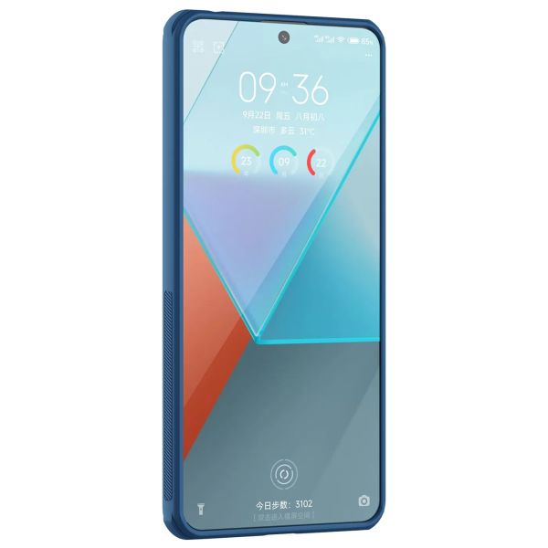 Nillkin Coque Frosted Shield Pro Xiaomi Redmi Note 13 Pro (5G) / Poco X6 - Bleu