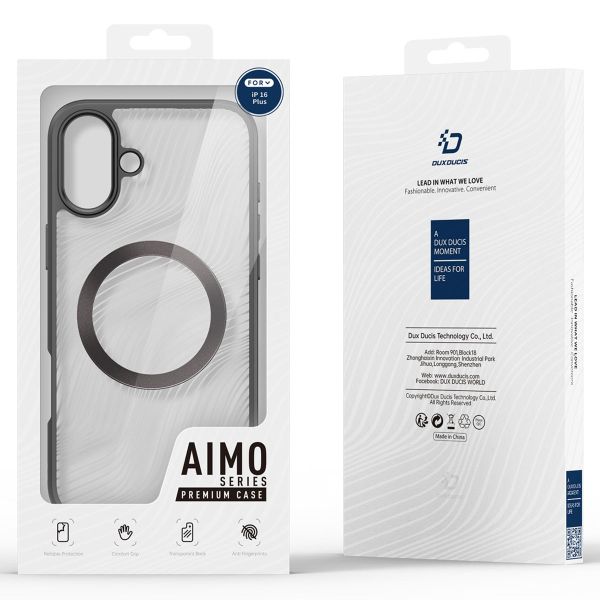 Dux Ducis Coque arrière Aimo avec MagSafe iPhone 16 Plus - Transparent