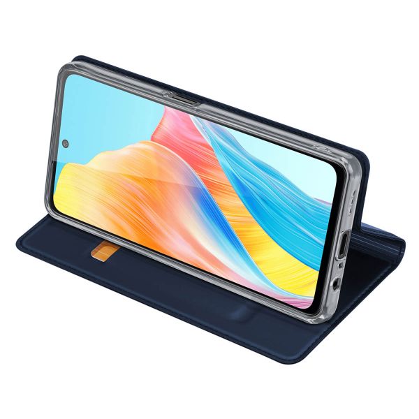 Dux Ducis Étui de téléphone Slim Oppo A98 - Bleu foncé