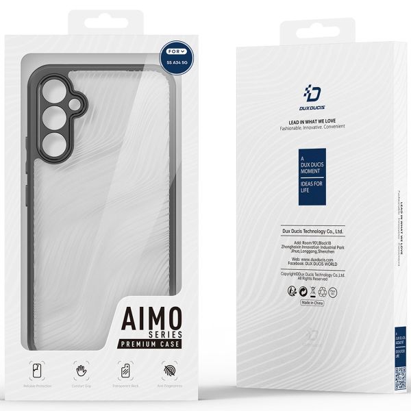 Dux Ducis Coque arrière Aimo Samsung Galaxy A34 (5G) - Transparent