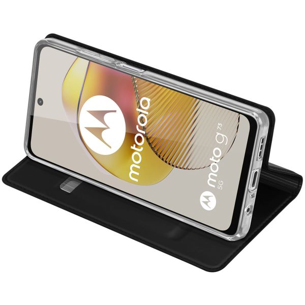 Dux Ducis Étui de téléphone Slim Motorola Moto G73 - Noir