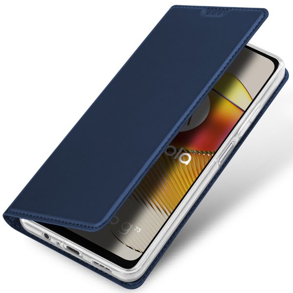 Dux Ducis Étui de téléphone Slim Motorola Moto G73 - Bleu foncé