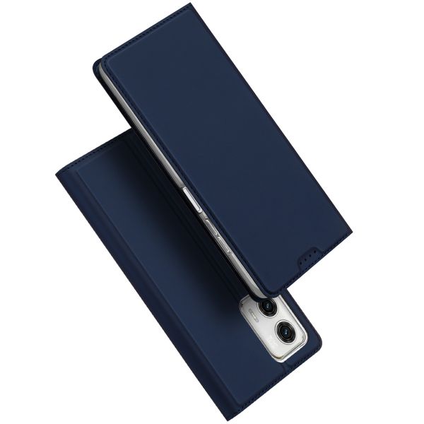 Dux Ducis Étui de téléphone Slim Motorola Moto G73 - Bleu foncé