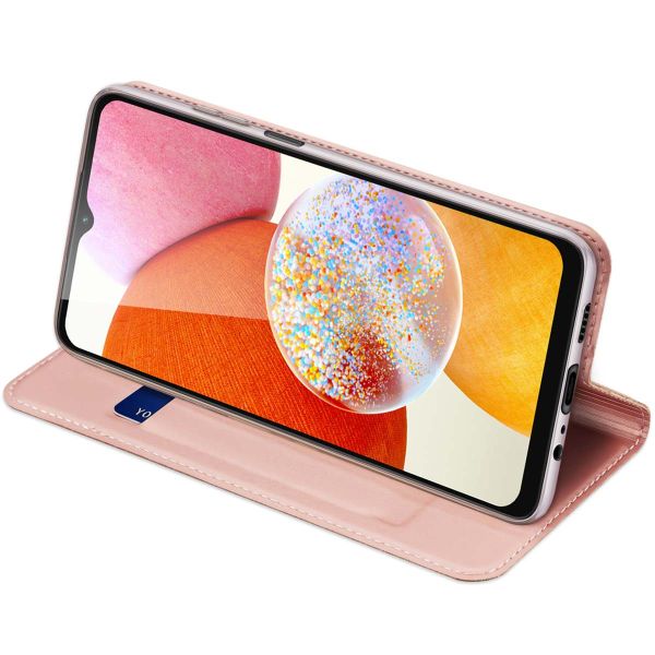 Dux Ducis Étui de téléphone Slim Samsung Galaxy A14 (5G/4G) - Rose Dorée