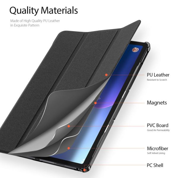 Dux Ducis Coque tablette Domo Lenovo Tab P11 (2nd gen) - Noir