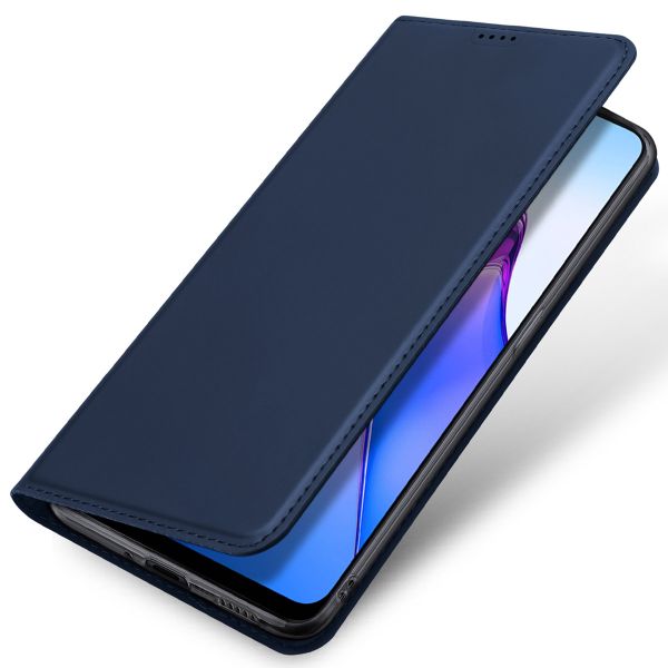 Dux Ducis Étui de téléphone Slim pour l'Oppo Reno 8 Pro 5G - Bleu foncé