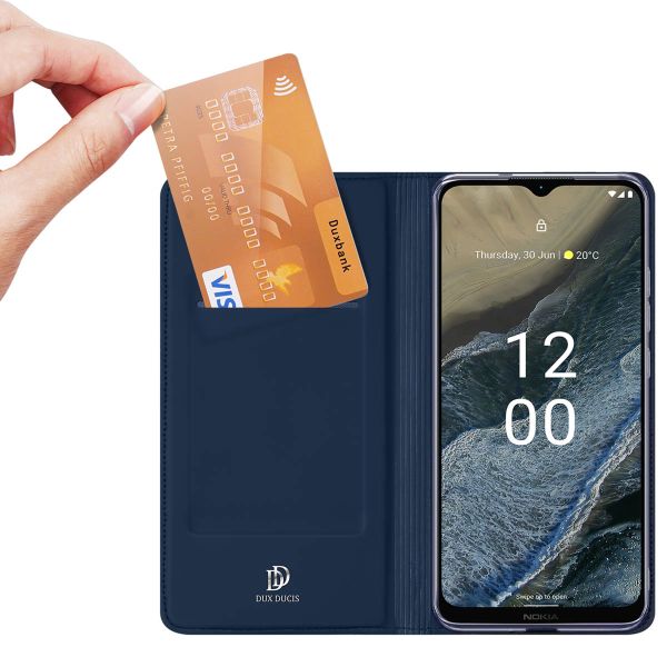 Dux Ducis Étui de téléphone Slim Nokia G11 Plus - Bleu foncé