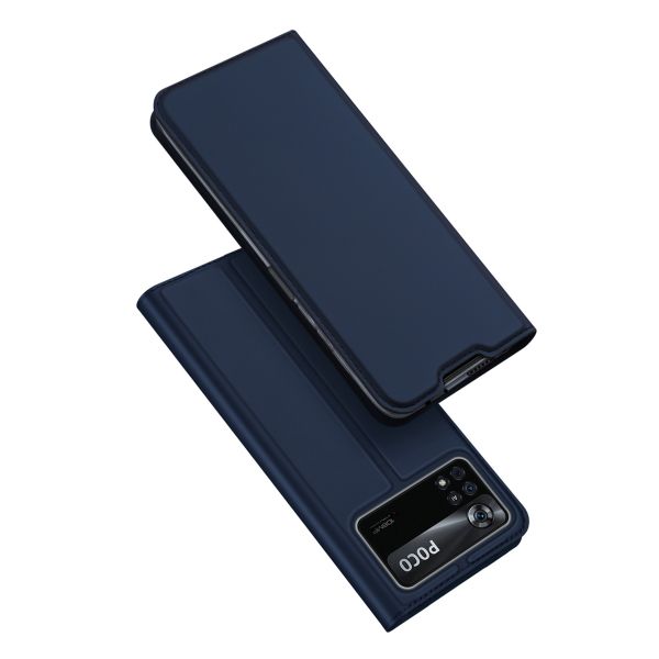 Dux Ducis  Étui de téléphone Slim Xiaomi Poco X4 Pro 5G - Bleu foncé