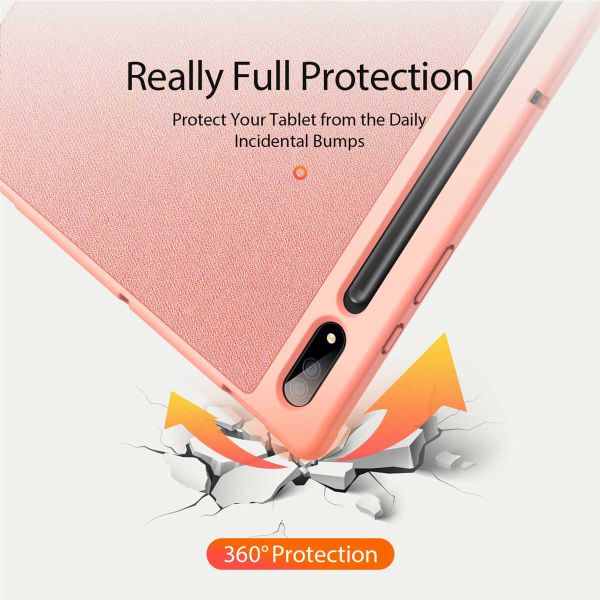 Dux Ducis Coque tablette Domo Samsung Galaxy Tab S8 Ultra - Rose