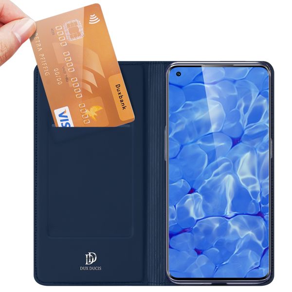 Dux Ducis Étui de téléphone Slim Oppo Reno 6 Pro 5G - Bleu foncé