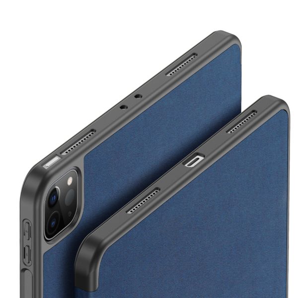 Dux Ducis Coque tablette Domo iPad Pro 12.9 (2022) / Pro 12.9 (2021) / Pro 12.9 (2020) - Bleu foncé