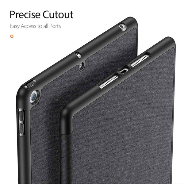 Dux Ducis Coque tablette Domo iPad 9 (2021) 10.2 pouces / iPad 8 (2020) 10.2 pouces / iPad 7 (2019) 10.2 pouces - Noir