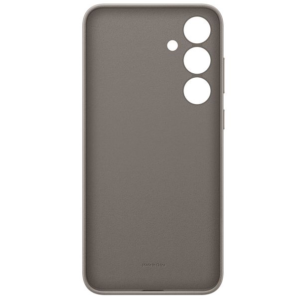 Samsung Coque originale en cuir vegan Galaxy S24 Plus - Taupe