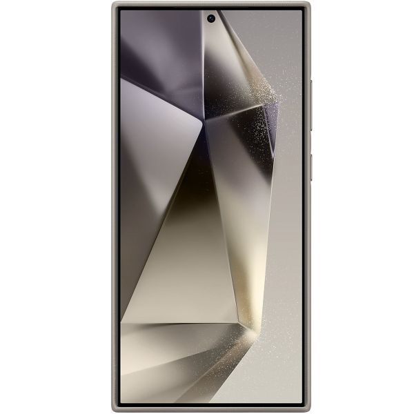 Samsung Coque originale en cuir vegan Galaxy S24 Ultra - Taupe
