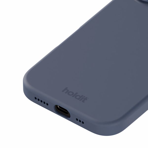 Holdit Coque Silicone iPhone 16 - Pacific Blue