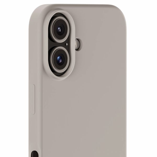 Holdit Coque Silicone iPhone 16 Plus - Taupe