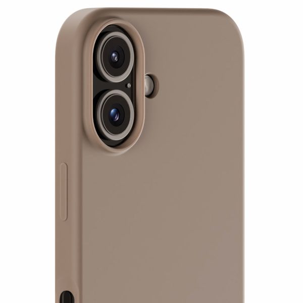 Holdit Coque Silicone iPhone 16 Plus - Mocha Brown