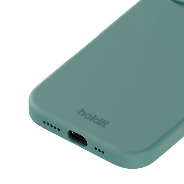 Holdit Coque Silicone iPhone 16 Plus - Moss Green