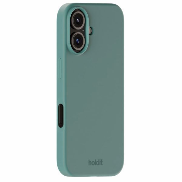 Holdit Coque Silicone iPhone 16 Plus - Moss Green