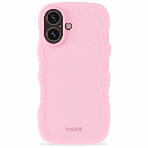 Holdit Coque Wavy iPhone 16 Plus - Pink