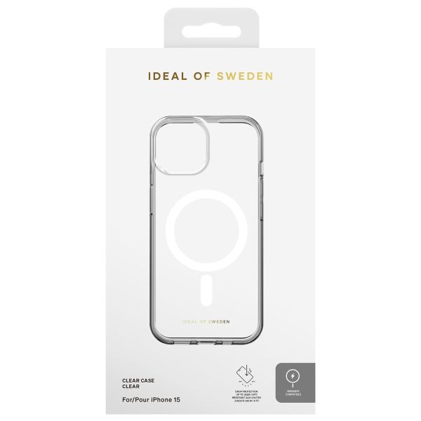 iDeal of Sweden Coque Clear MagSafe iPhone 15 - Transparent