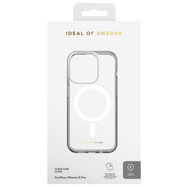 iDeal of Sweden Coque Clear MagSafe iPhone 15 Pro - Transparent