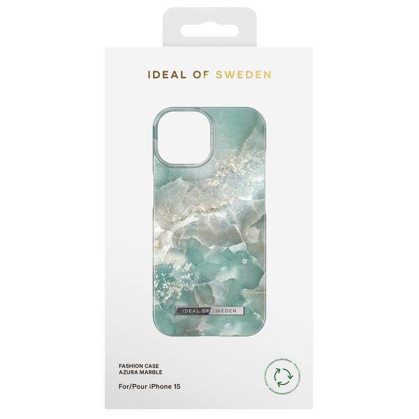 iDeal of Sweden Coque Fashion iPhone 15 - Azura Marble