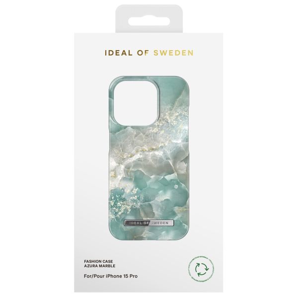 iDeal of Sweden Coque Fashion iPhone 15 Pro - Azura Marble
