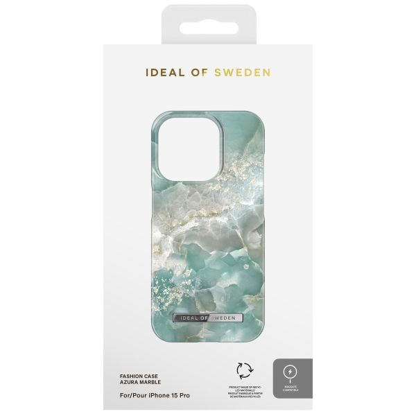 iDeal of Sweden Coque Fashion MagSafe iPhone 15 Pro - Azura Marble