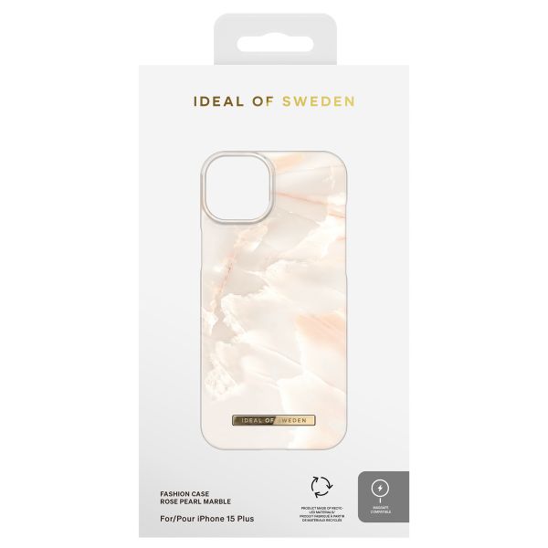 iDeal of Sweden Coque Fashion MagSafe iPhone 15 Plus - Rose Pearl Marble