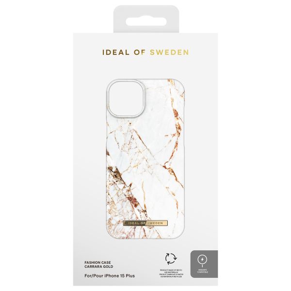 iDeal of Sweden Coque Fashion MagSafe iPhone 15 Plus - Carrara Gold