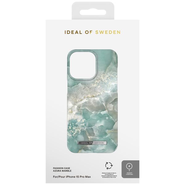 iDeal of Sweden Coque Fashion MagSafe iPhone 15 Pro Max - Azura Marble