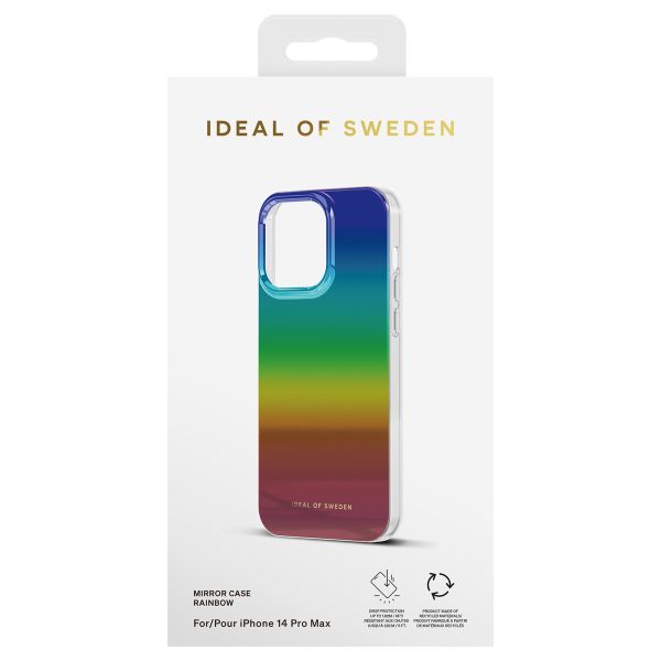 iDeal of Sweden Coque arrière Mirror iPhone 14 Pro Max - Rainbow