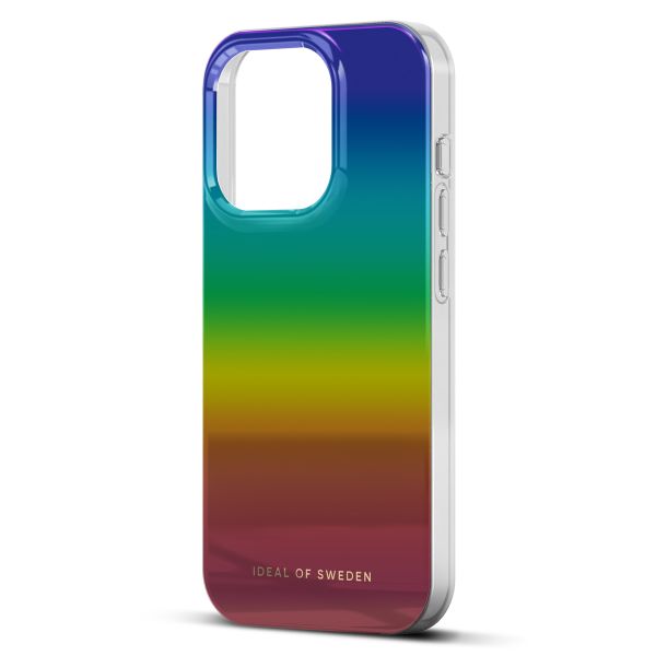 iDeal of Sweden Coque arrière Mirror iPhone 14 Pro - Rainbow
