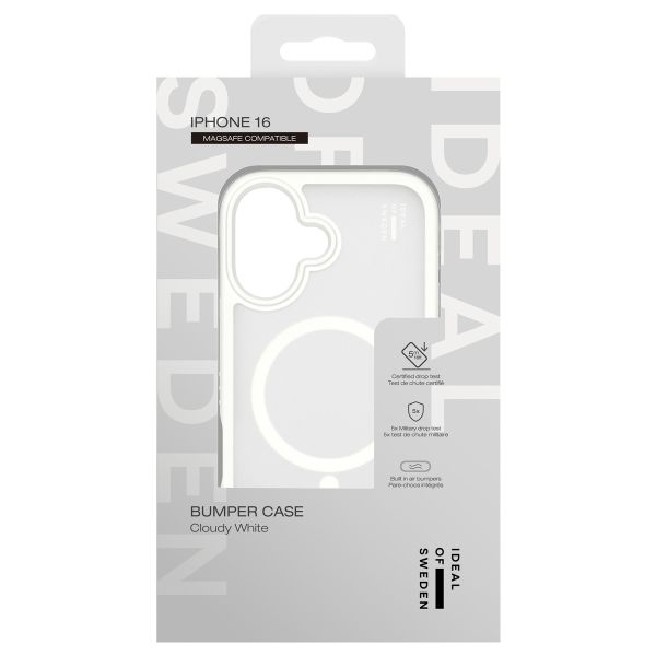 iDeal of Sweden Coque Bumper Magsafe iPhone 16 - Cloudy White