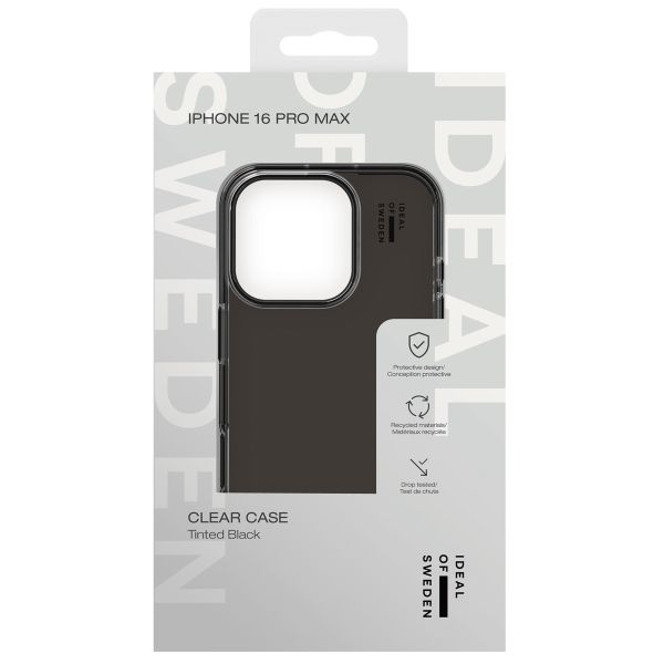 iDeal of Sweden Coque Clear iPhone 16 Pro Max - Tinted Black