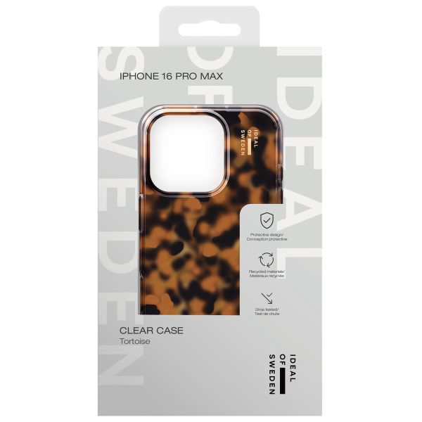 iDeal of Sweden Coque Clear iPhone 16 Pro Max - Tortoise