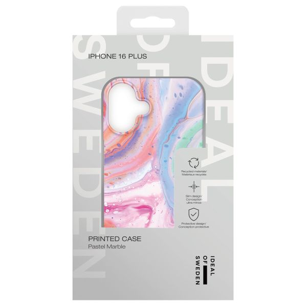 iDeal of Sweden Coque Fashion iPhone 16 Plus - Pastel Marble