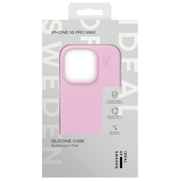 iDeal of Sweden Coque Silicone iPhone 16 Pro - Bubble Gum Pink