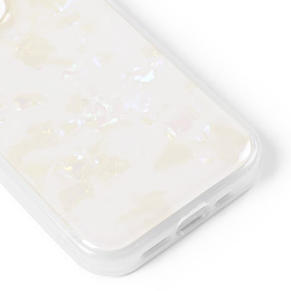 iDeal of Sweden Coque Pearlized iPhone 15 Pro - Blanc