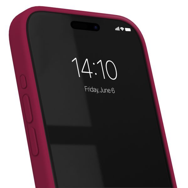 iDeal of Sweden Coque Silicone iPhone 14 Pro - Cranberry