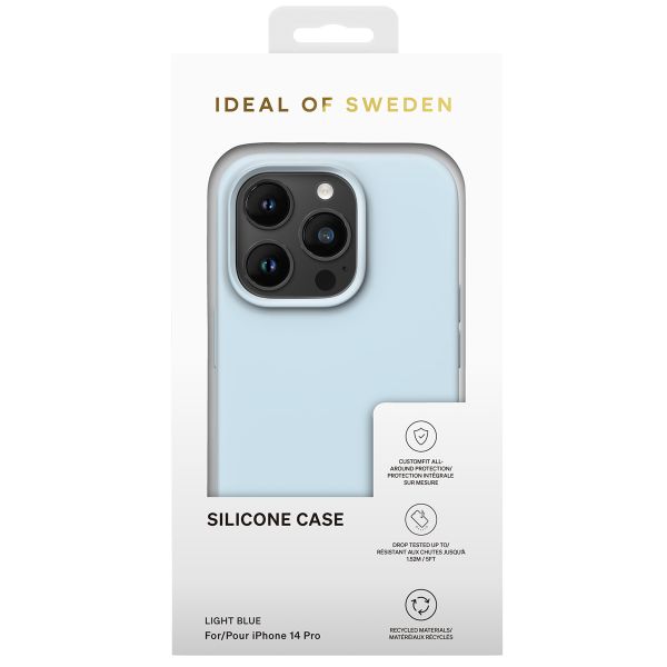iDeal of Sweden Coque Silicone iPhone 14 Pro - Light Blue