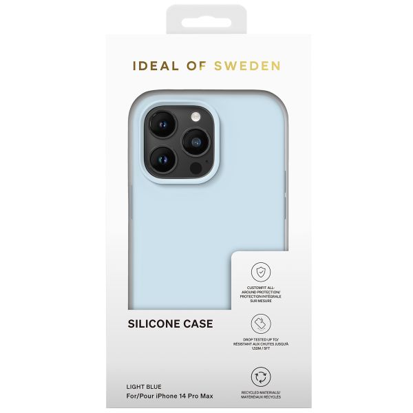 iDeal of Sweden Coque Silicone iPhone 14 Pro Max - Light Blue